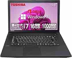 東芝 - Core i7✨SSD1TB✨16GB✨オフィス✨東芝✨ゴールド✨ノートパソコン Amazon.co.jp: 【整備済み品】 【今だけSSD1TB×メモリ16GB】東芝